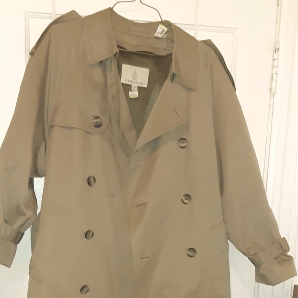Mans London Fog Trench Coat.